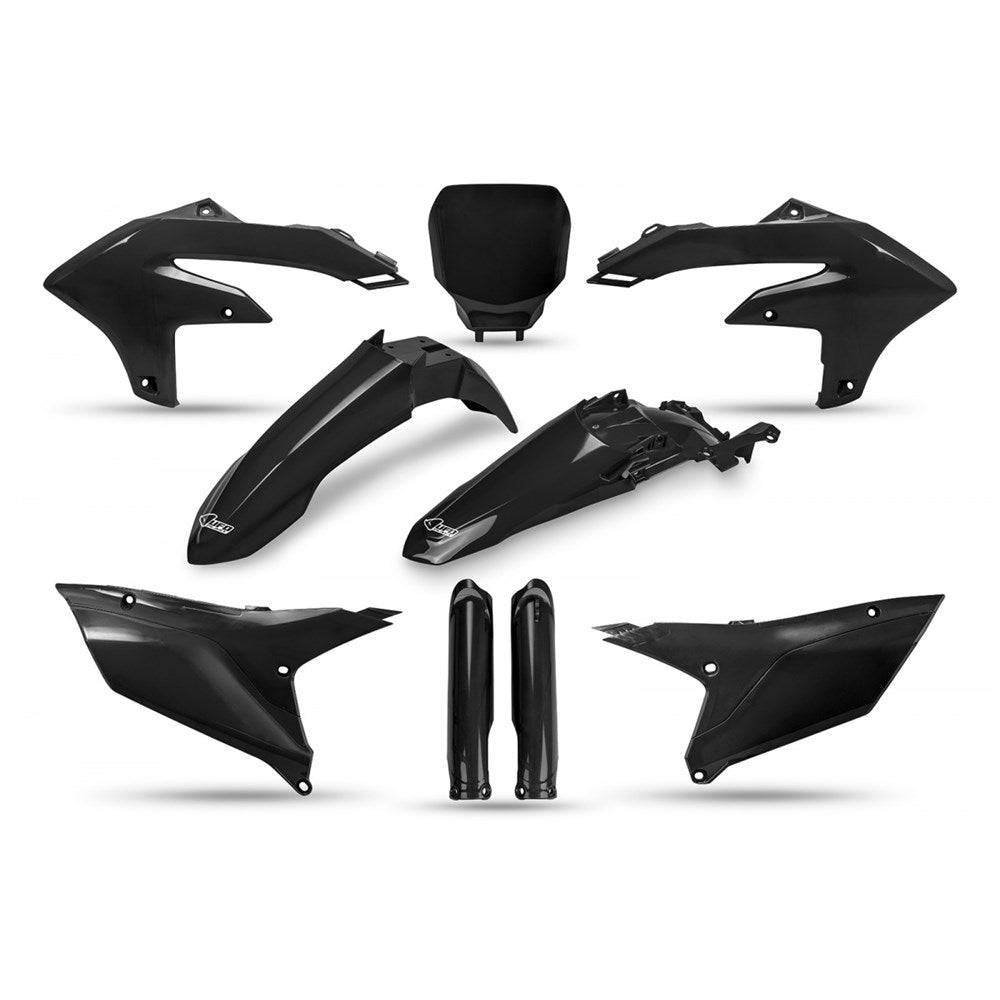 UFO Plastics Kit Black for Yamaha YZF 250 24-25/YZF 450 23-25