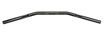 Zodiac Z096168 Drag Bar 29" Wide x 4 1/4" Pull Back Handlebar Black w/Dimples Knurled for H-D 82-Up