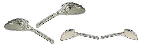 Zodiac Z270687 Mirrors Mini Reaper Set Chrome - CC1I
