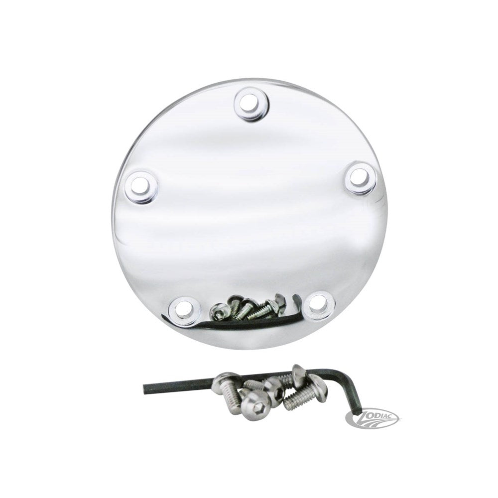 Zodiac Z301702 Domed Point Cover Chrome for Big Twin/Sportster 70-99 replaces OEM 32588-70A