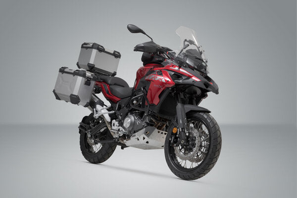 SW-Motech SW-ADV1980675000-S TRAX ADV Silver Adventure Luggage Set for Benelli TRK 502 X 18-Up