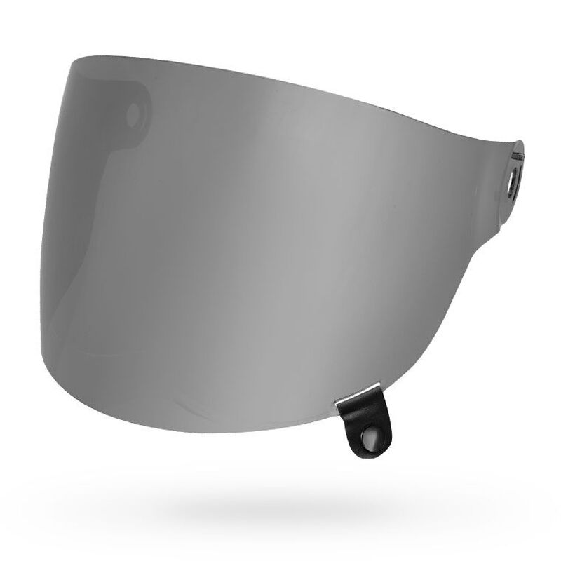 Bell Dark Silver Iridium Flat Visor w/Black Tab for Bullitt Helmets