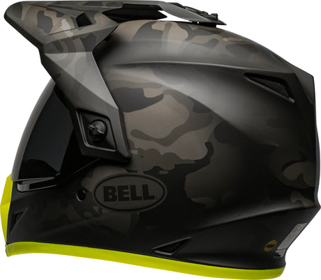 Bell MX-9 Adventure MIPS Stealth Camo Matte Black/Hi-Viz Yellow Helmet - EasyR