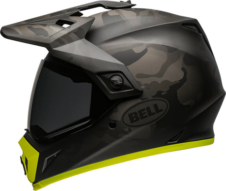 Bell MX-9 Adventure MIPS Stealth Camo Matte Black/Hi-Viz Yellow Helmet - EasyR