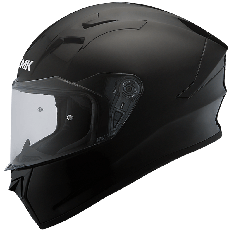 SMK Stellar Solid Gloss Black GL200 Helmet