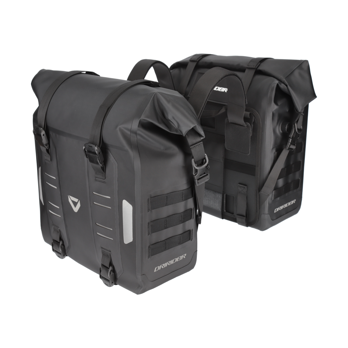 DriRider Everest 20L Carbon Black Side Bags
