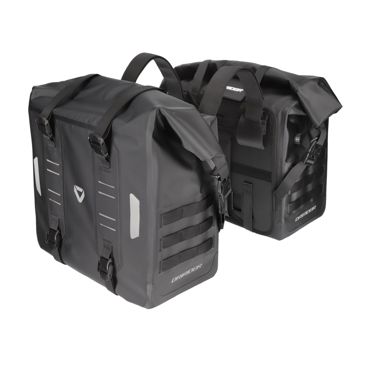 DriRider Everest 34L Carbon Black Side Bags