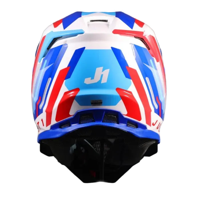 Just1 J22F Performance Gloss Red/White/Blue Helmet
