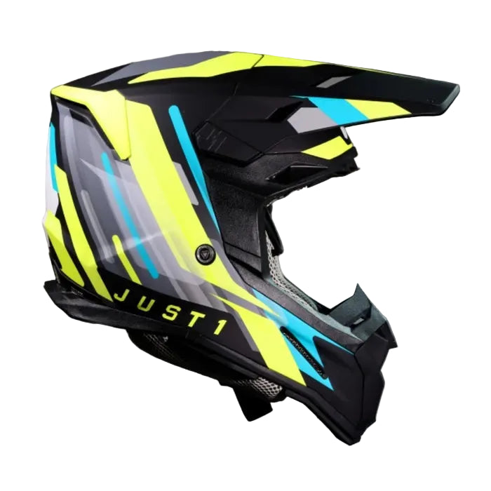 Just1 J22F Performance Matte Fluro Yellow/Black Helmet