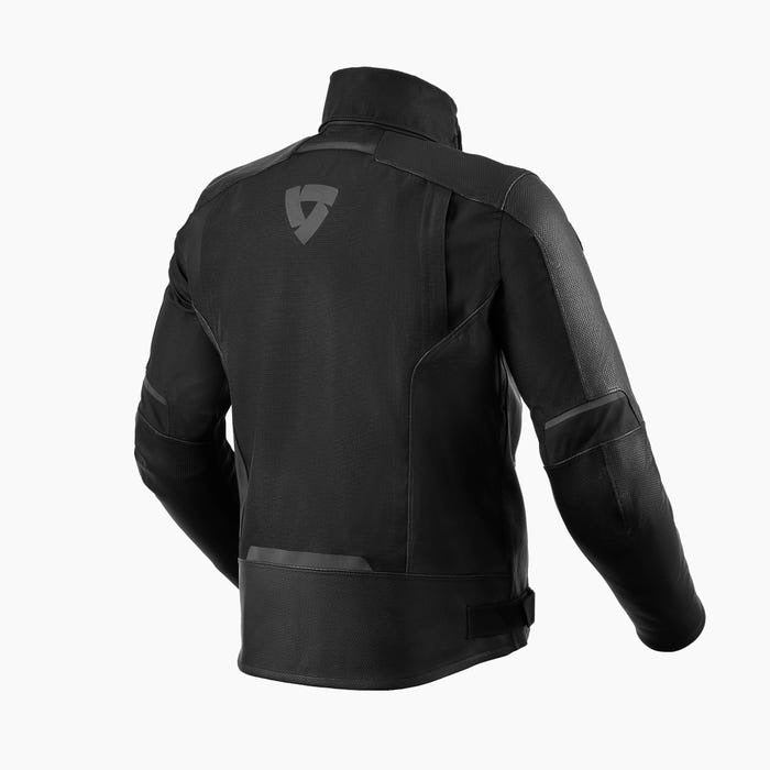 REV'IT! Valve H2O Black Leather Jacket