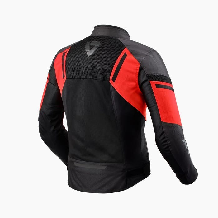 REV'IT! GT-R Air 3 Black/Neon Red Textile Jacket