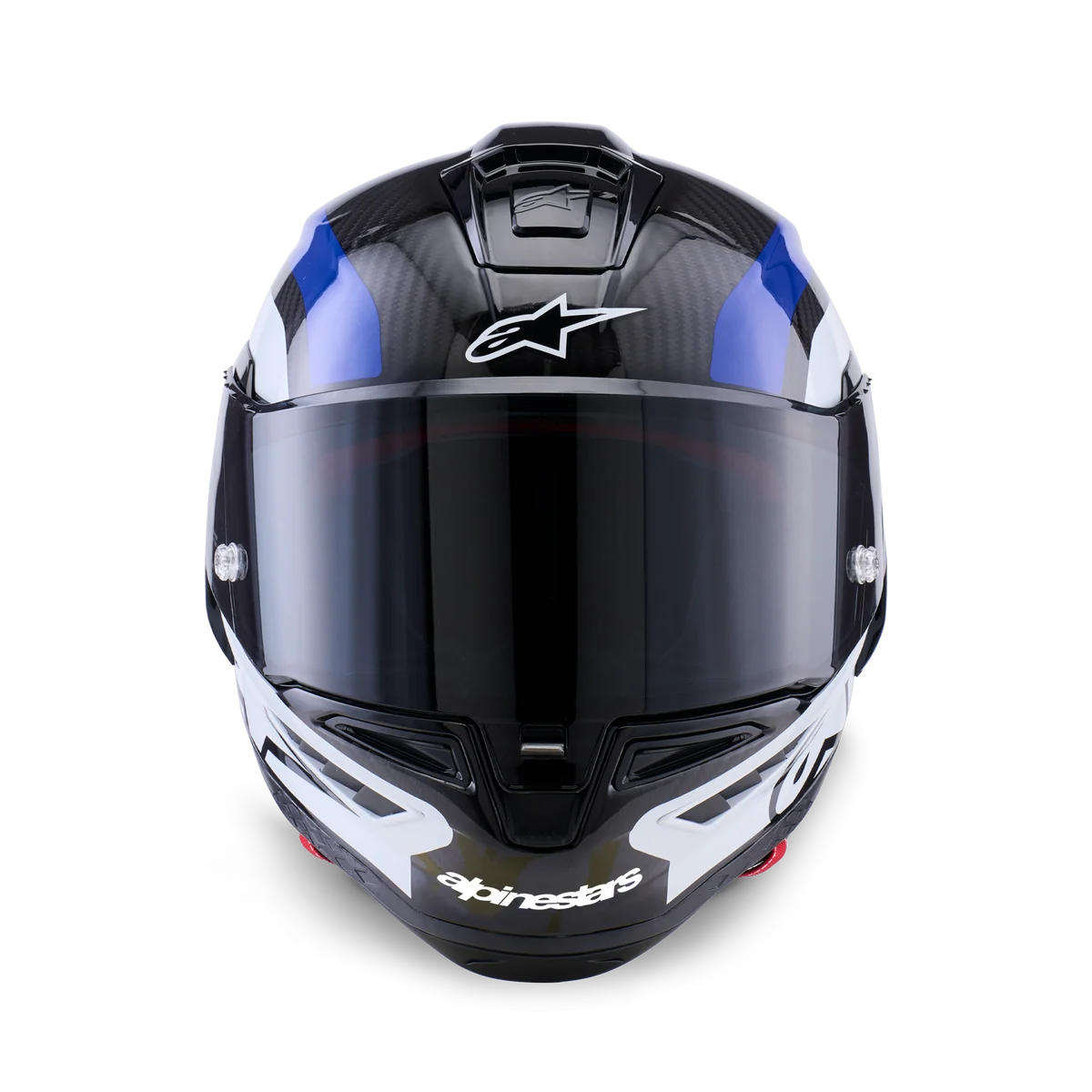 Alpinestars Supertech R10 Arius Gloss Black/White/Blue Helmet