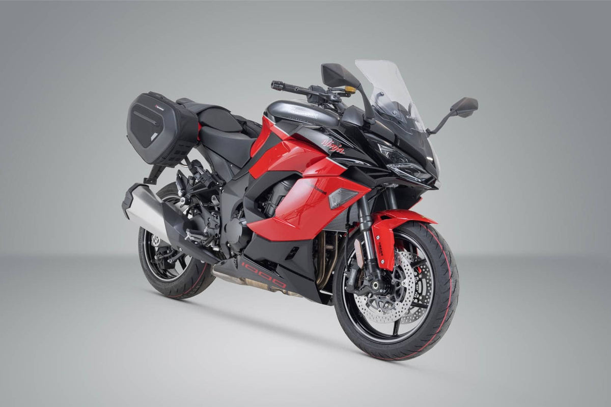 SW-Motech SW-BCHTA0874035500 PRO BLAZE H Black Saddlebag Set for Kawasaki Z 1000 SX/Ninja 1000SX/1100SX/SE Models