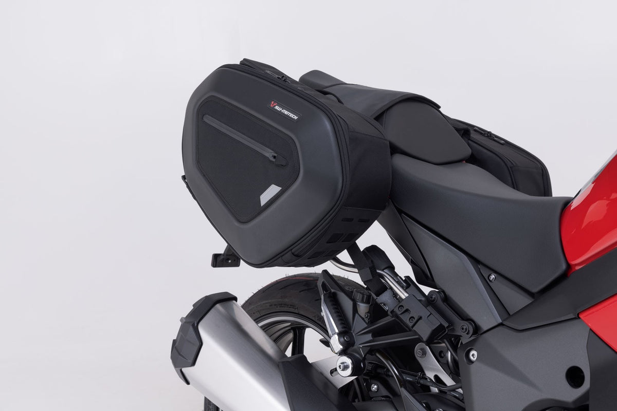 SW-Motech SW-BCHTA0874035500 PRO BLAZE H Black Saddlebag Set for Kawasaki Z 1000 SX/Ninja 1000SX/1100SX/SE Models