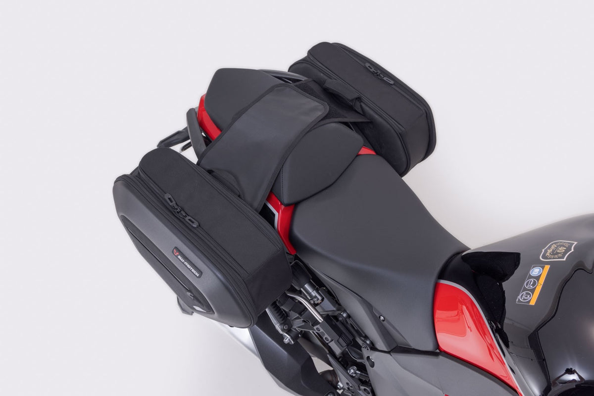 SW-Motech SW-BCHTA0874035500 PRO BLAZE H Black Saddlebag Set for Kawasaki Z 1000 SX/Ninja 1000SX/1100SX/SE Models