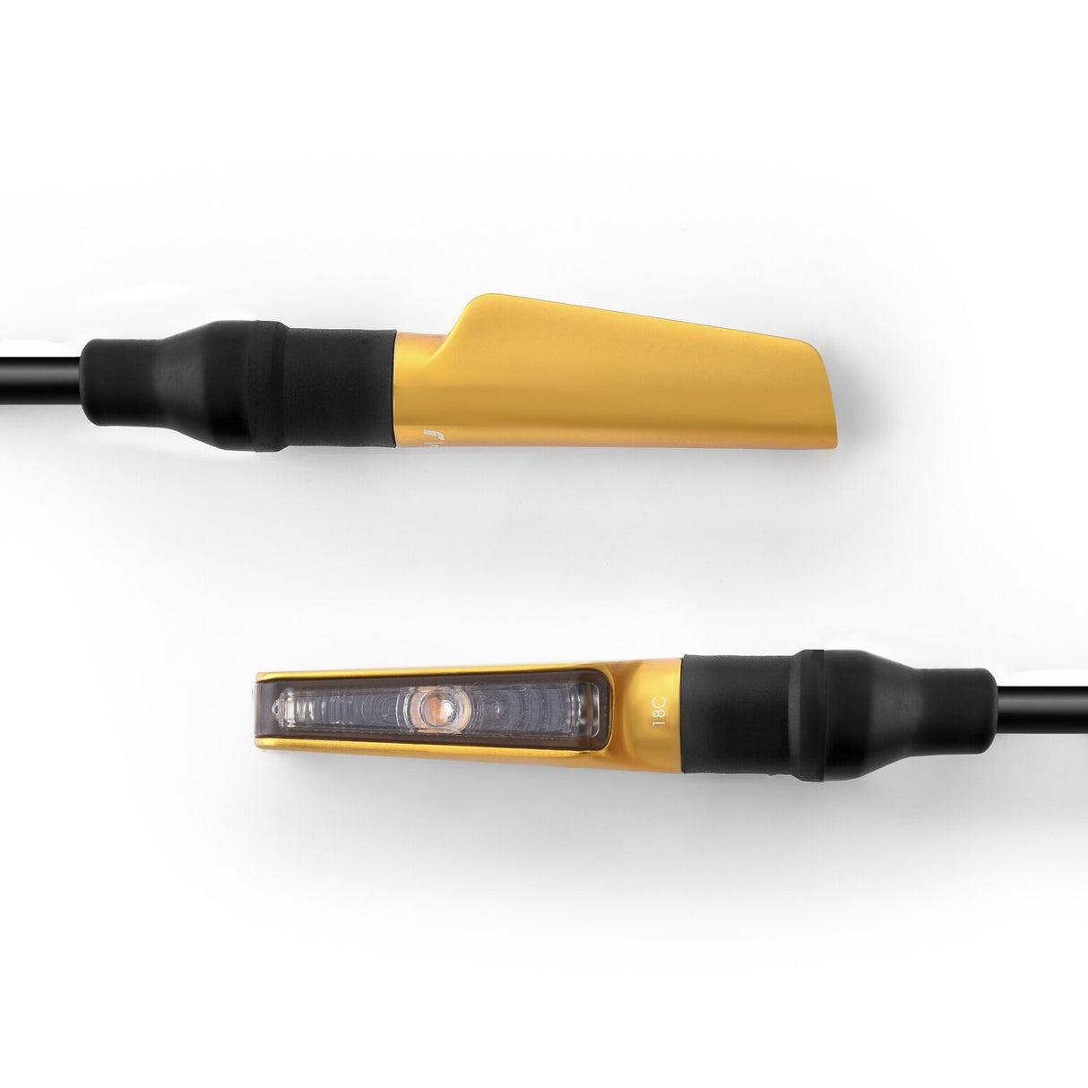 Rizoma Corsa Front or Rear Turn Signal Gold