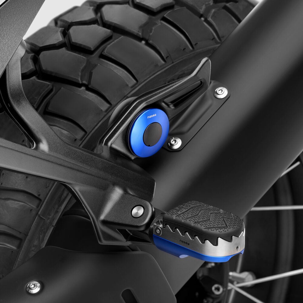 Rizoma R-ZBW114U OEM Exhaust Bracket Cover Blue