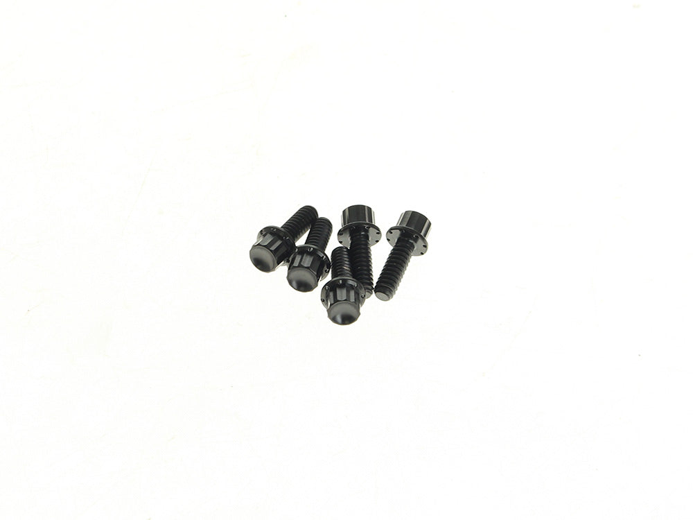 Arlen Ness AN-300-924 Titanium 12-Point Derby Cover Bolt Kit Black for Harley-Davidson Softail 18-Up