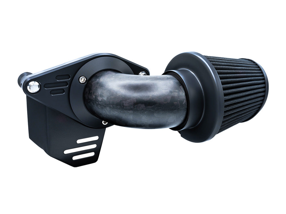 Vance & Hines VH-41108 90 Degree VO2 Falcon XL Air Cleaner Kit Gloss Forged Carbon Fiber for Harley-Davidson CVO Touring 23-Up/Street Glide/Road Glide 24-Up/Touring/Softail 25-Up