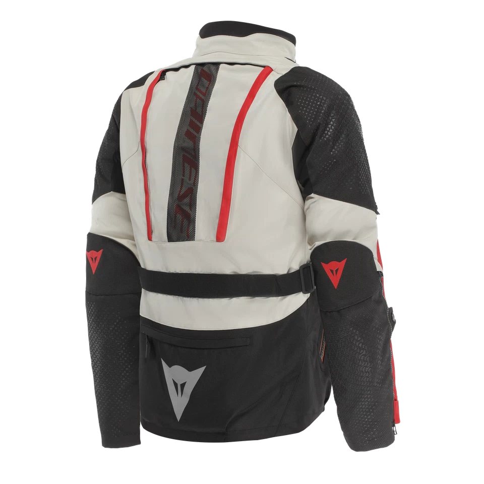 Dainese Gullfoss D-Dry Tidal Foam/Black/Red Textile Jacket