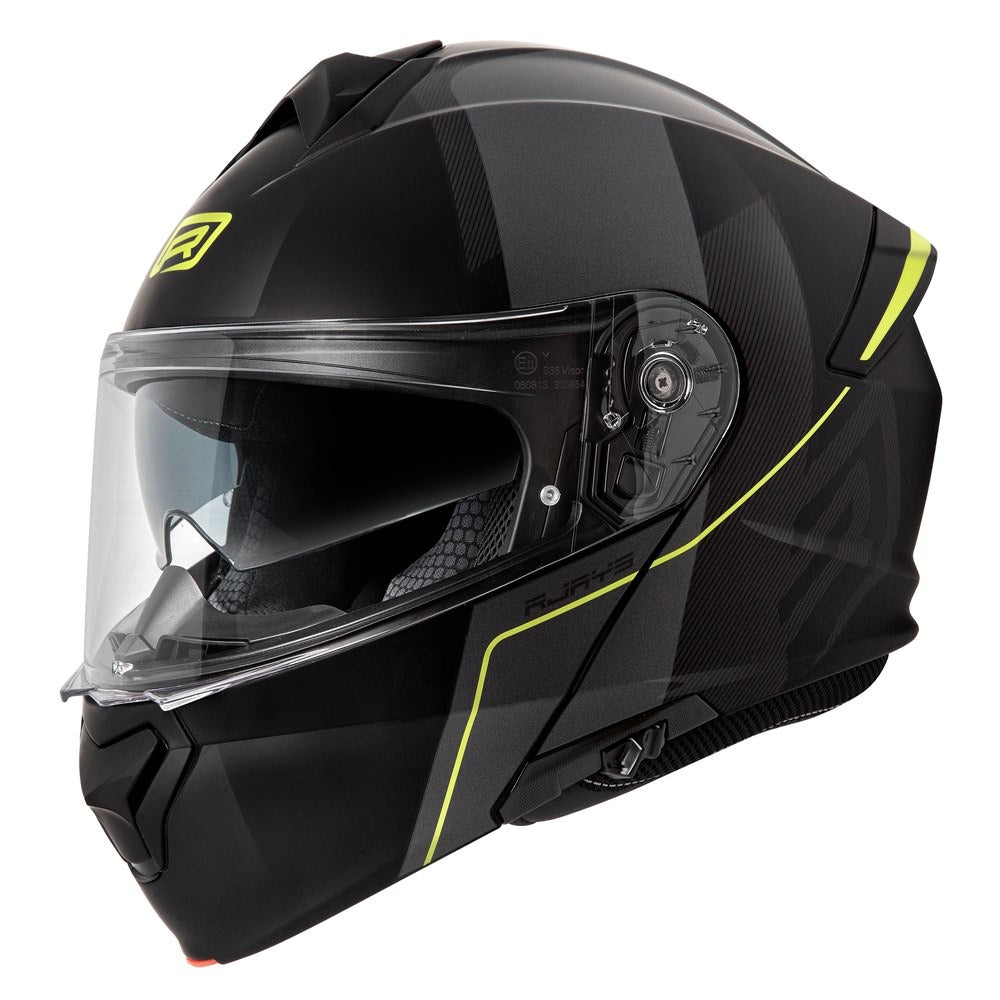 Rjays Tourtech V Strive Black/Grey/Yellow Helmet