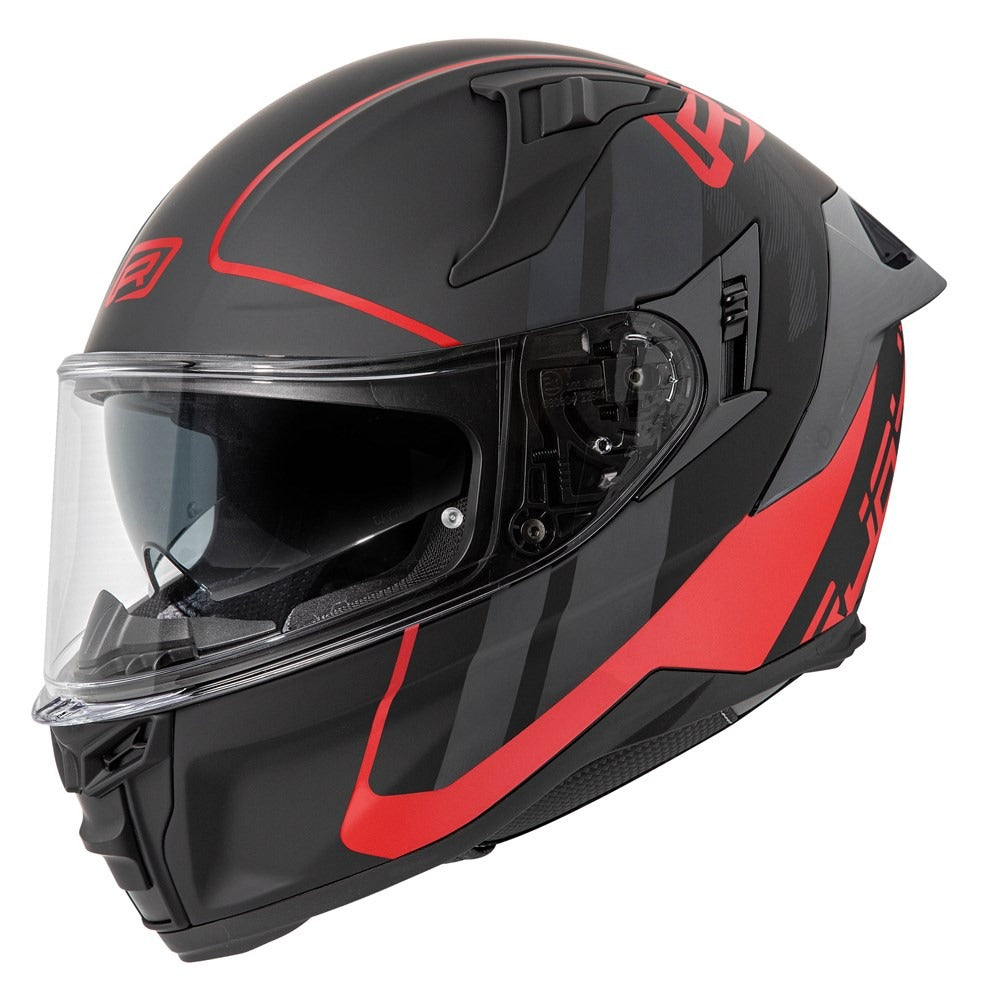 Rjays Dominator III Sprint Matte Black/Red Helmet