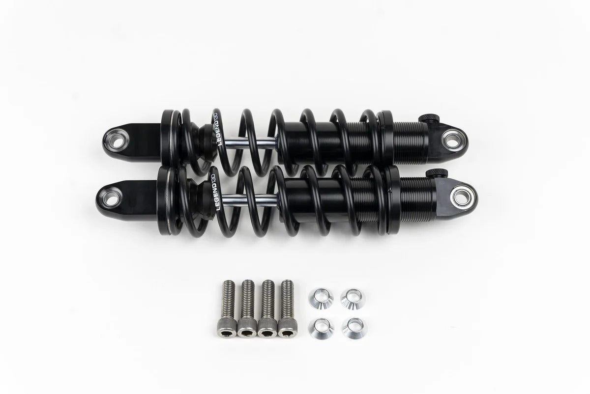 Legend LEG-1310-2312 REVO-A Series 13.6" Adjustable Rear Shock Absorbers Black for FLH Trike 17-Up