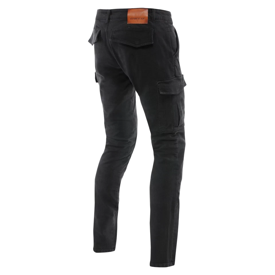Dainese Cargo Slim Tapered Black Textile Pants