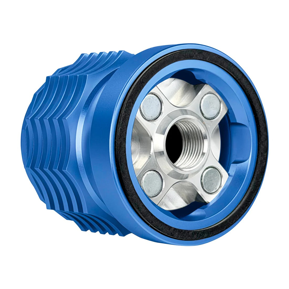 Figurati Designs FIG-FDP01-OILFIL-B Magnetic Reusable Oil Filter Blue for Harley-Davidson Milwaukee Eight 17-Up/Twin Cam 99-17/Evolution 84-99/Sportster 84-21