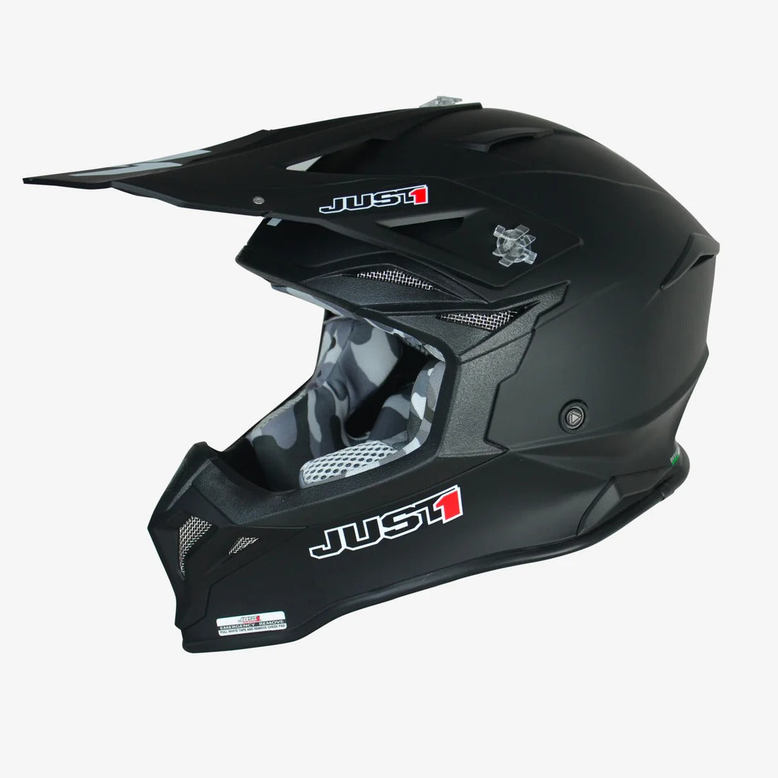 Just1 J39 Solid Matte Black Helmet