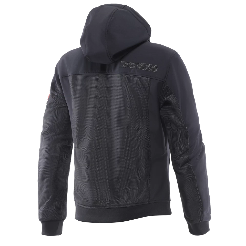 Dainese Vintedge Air Tex Black/Blue/Red Textile Hoodie Jacket