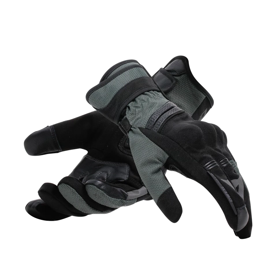 Dainese Teyde Gore-Tex Black/Army-Green Gloves