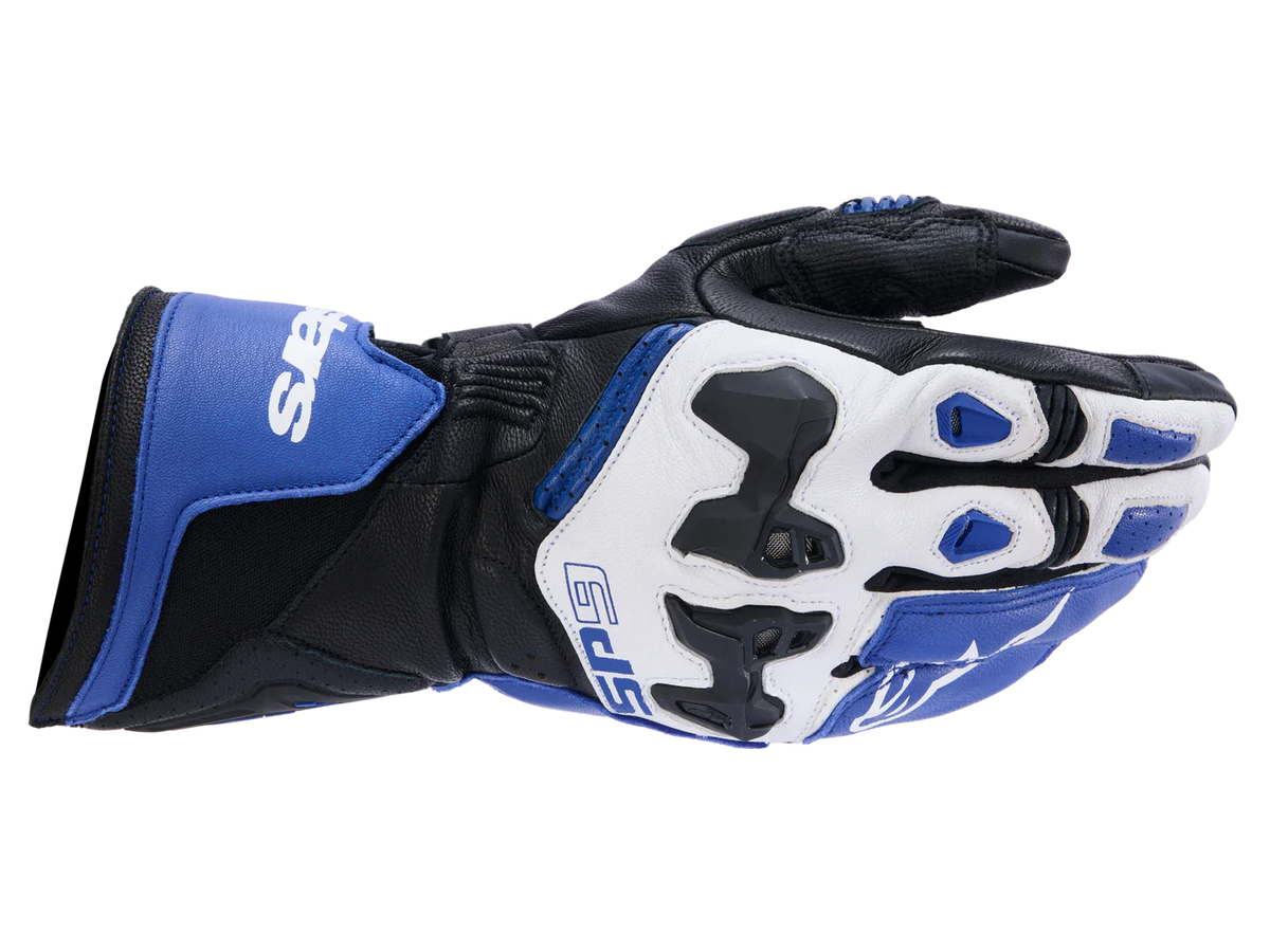Alpinestars SP-9 Bright Blue/Navy/White Gloves