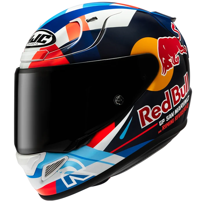 HJC RPHA 12 Red Bull Misano GP2 MC-21 Helmet
