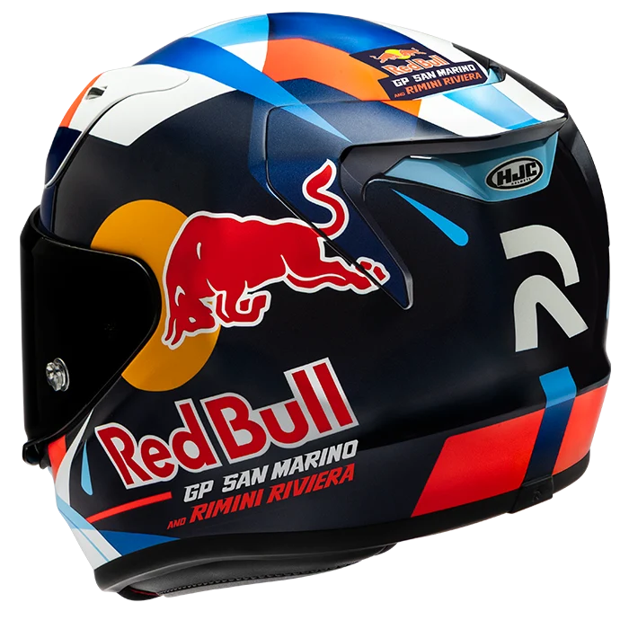 HJC RPHA 12 Red Bull Misano GP2 MC-21 Helmet