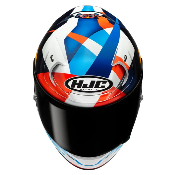 HJC RPHA 12 Red Bull Misano GP2 MC-21 Helmet