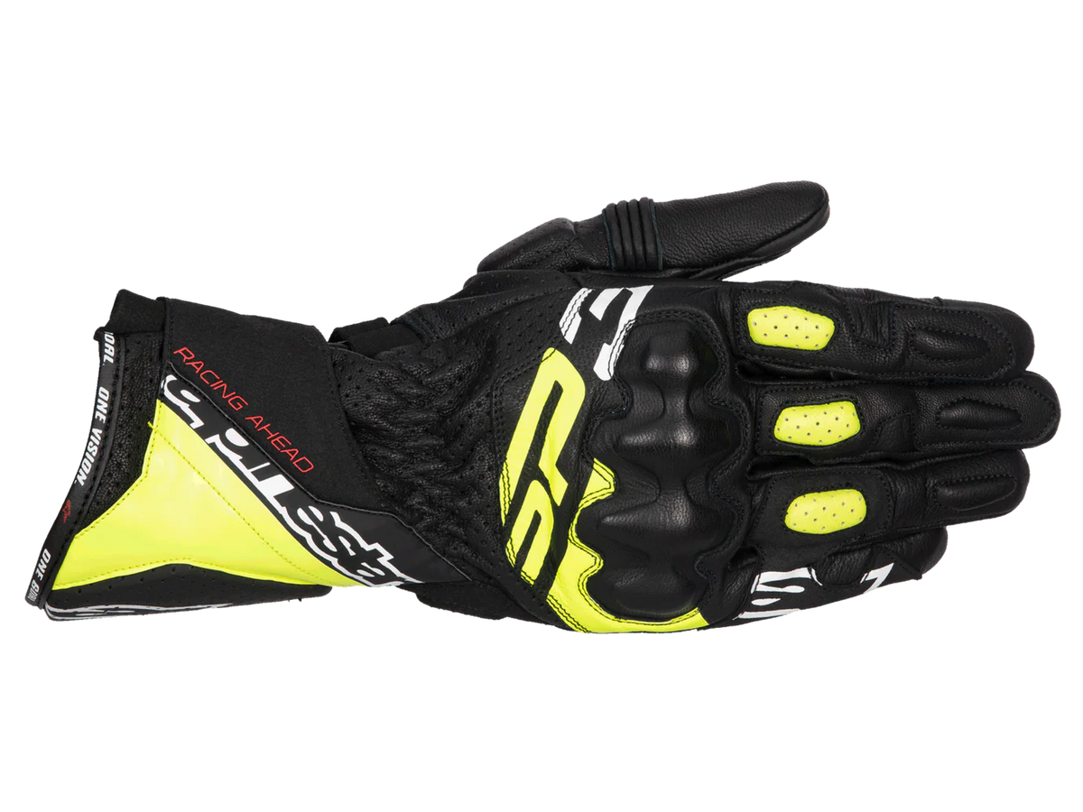 Alpinestars SP-3 Black/Fluro Yellow/White Gloves