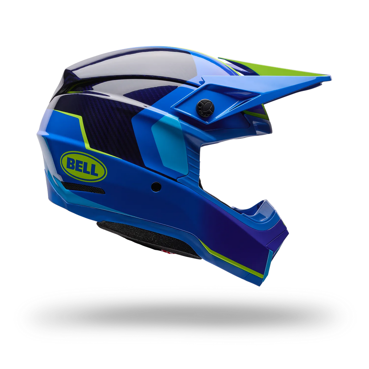Bell Moto-10 GP Vector Frequency Blue Helmet
