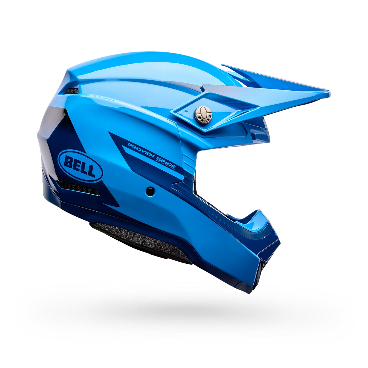 Bell Moto-10 Mips Fade Gloss Blue Helmet