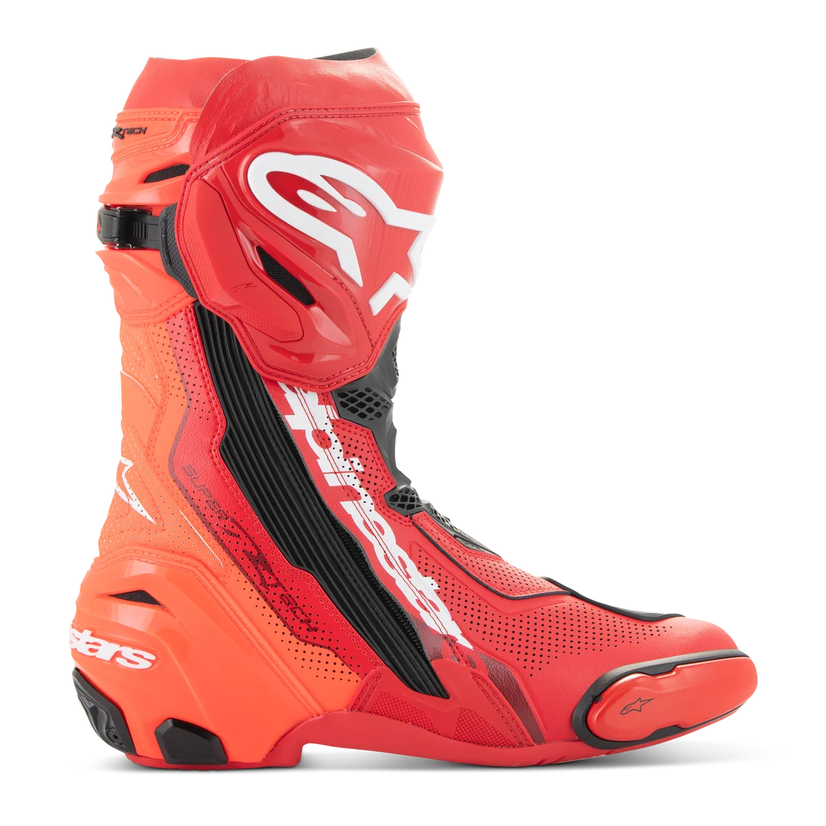 Alpinestars Supertech R V2 Vented Red/Fluro Red Boots