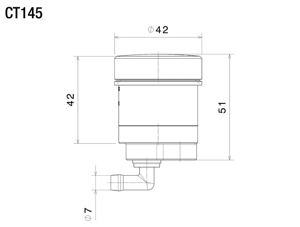 Rizoma Pure Clutch Fluid Reservoir Bronze