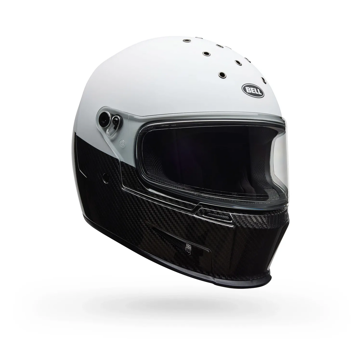 Bell Eliminator Carbon Diverge White/Black Helmet