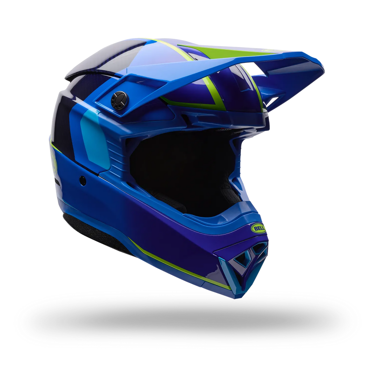 Bell Moto-10 GP Vector Frequency Blue Helmet
