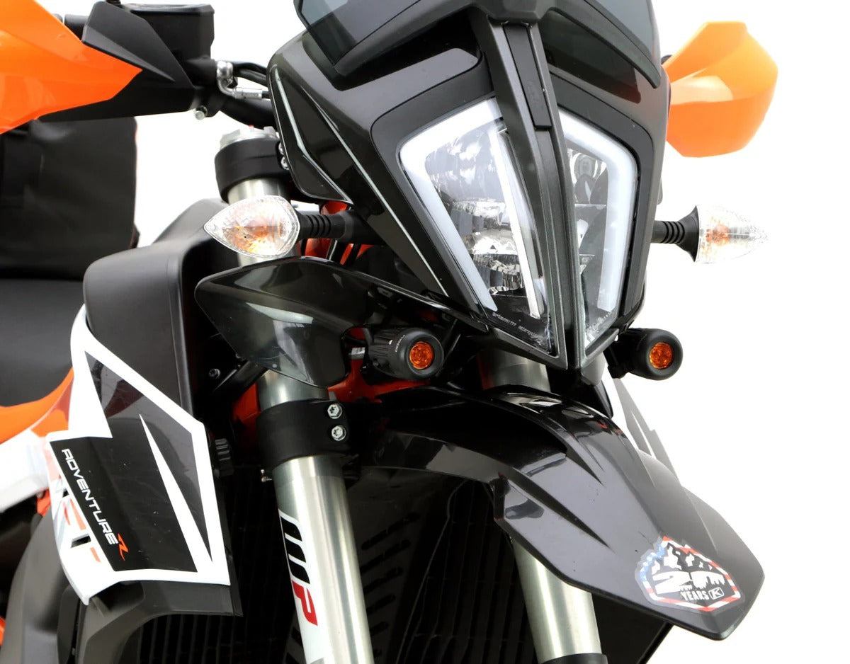 Denali DM Amber LED Light Kit w/Mounts for KTM 790 Adventure 19-20/890 Adventure 21-22 Models