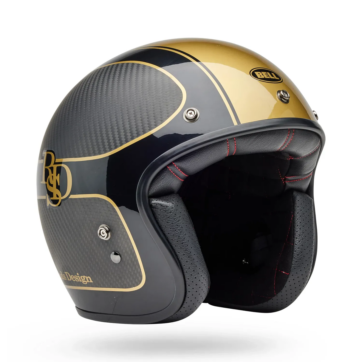 Bell Custom 500 Carbon RSD Player Matte/Gloss Black/Gold Helmet