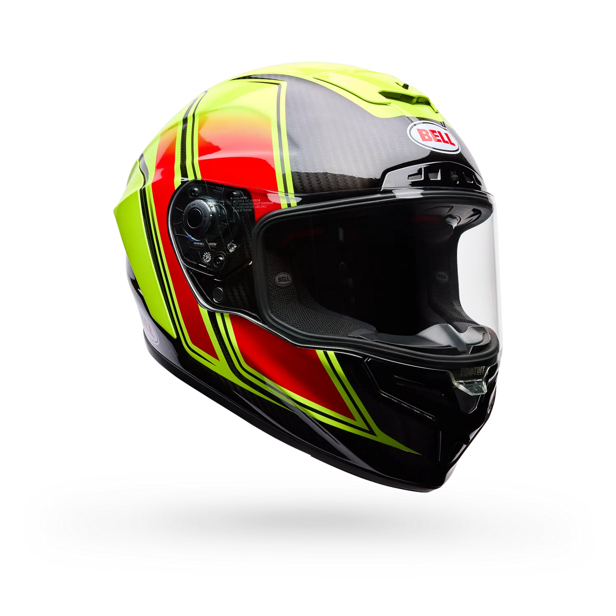Bell Race Star DLX Flex Grid Gloss Yellow/Red Helmet