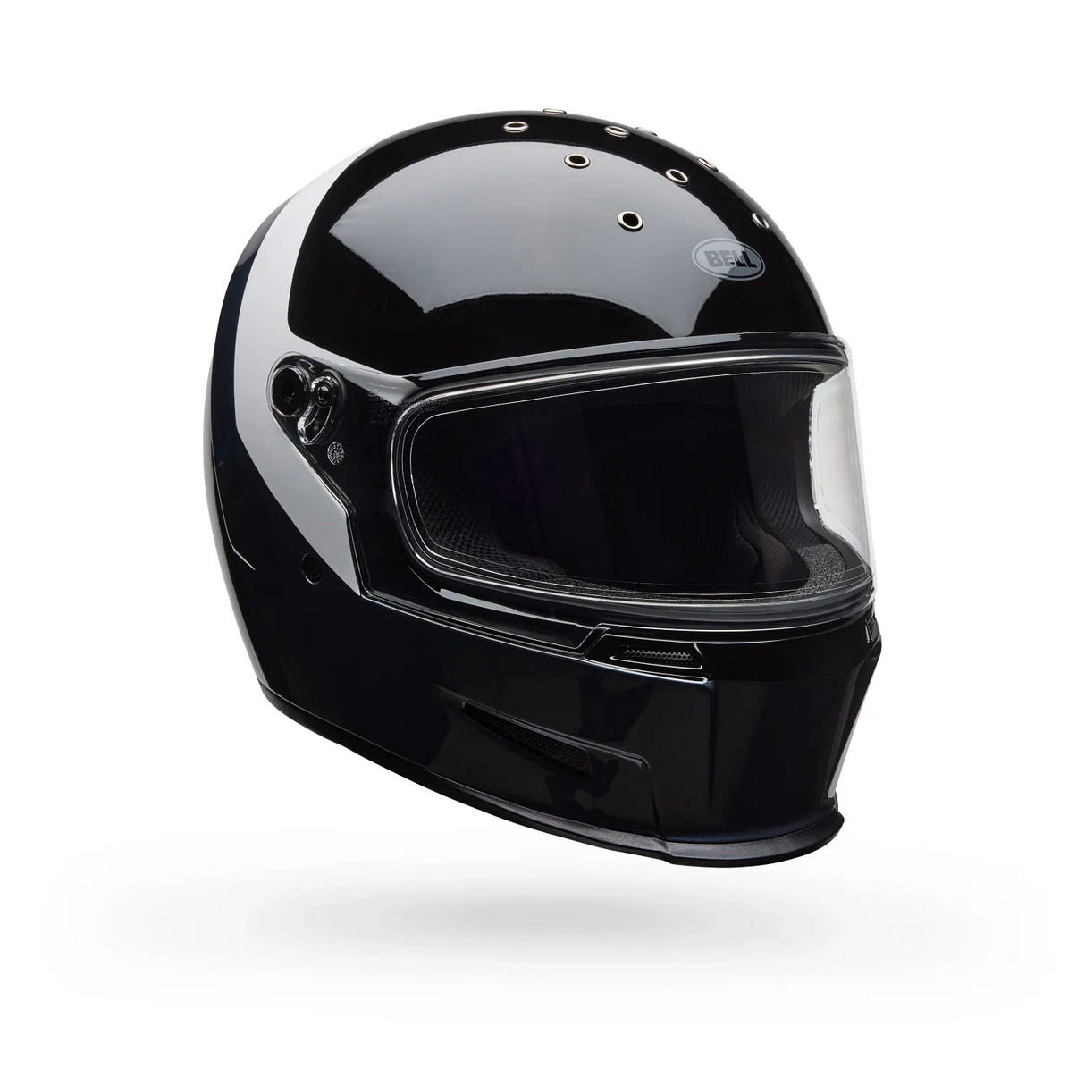 Bell Eliminator Menace Gloss Black/White Helmet