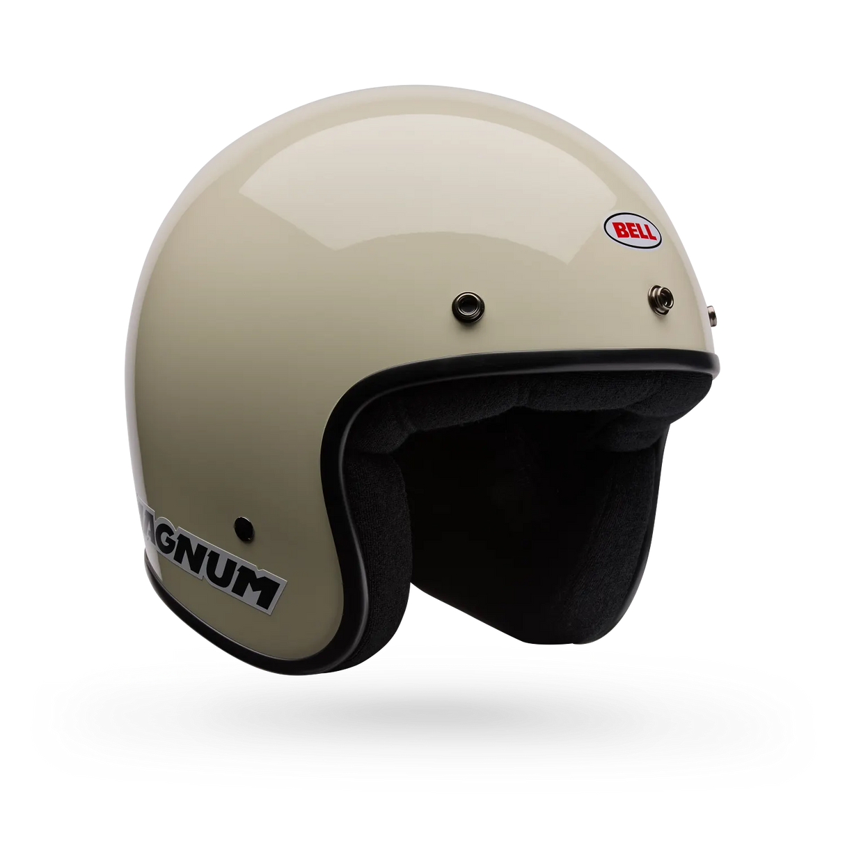 Bell Magnum Solid Vintage White Helmet