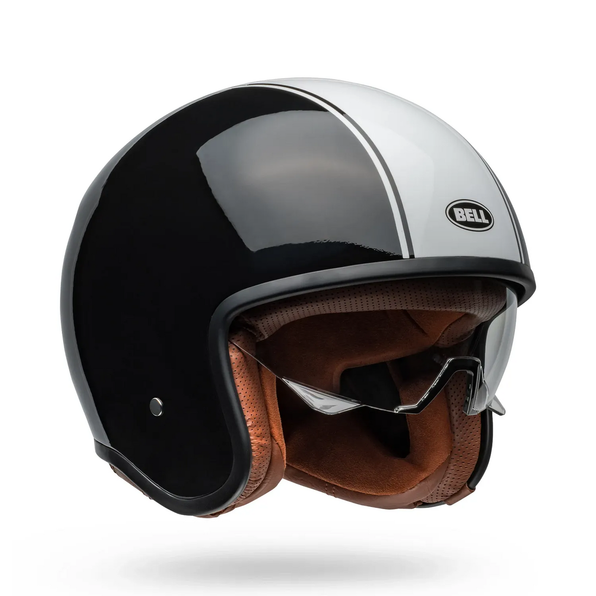 Bell TX-501 Rally Gloss Black/White Helmet