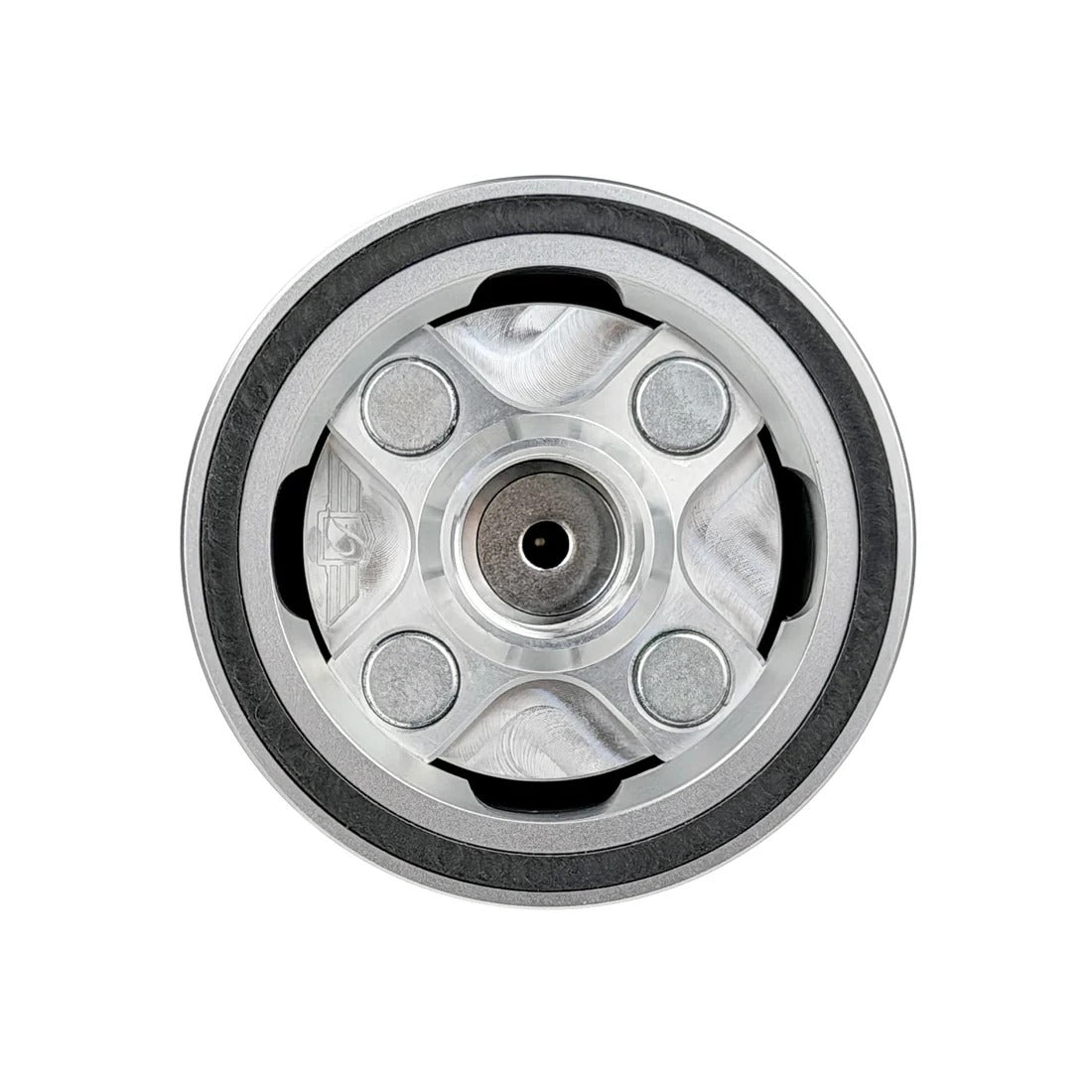 Figurati Designs FIG-FDP01-OILFIL-S Magnetic Reusable Oil Filter Silver for Harley-Davidson Milwaukee Eight 17-Up/Twin Cam 99-17/Evolution 84-99/Sportster 84-21